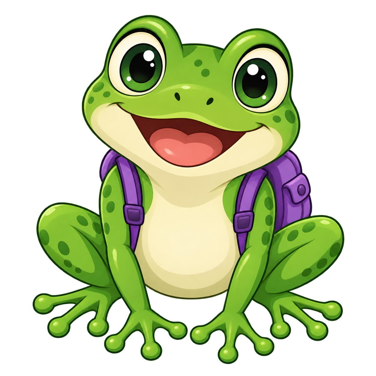 Katak Frogi siap melompat
